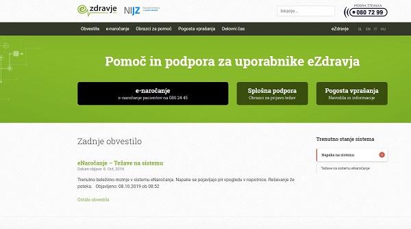 e-Zdravje_motnje pri delovanju