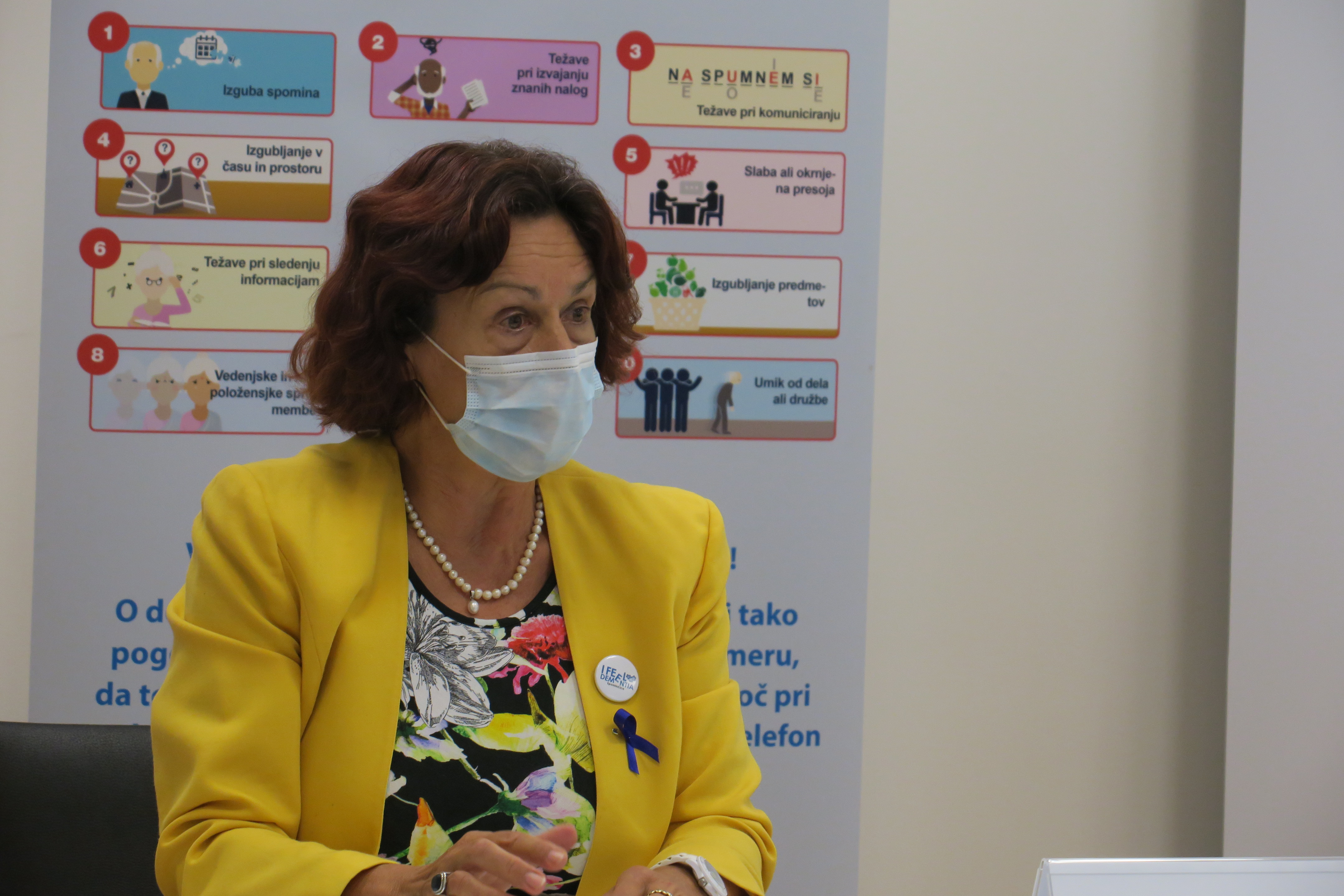 Štefanija L. Zlobec, predsednica Združenja Spominčica