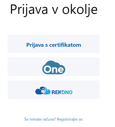 prijava v VEP
