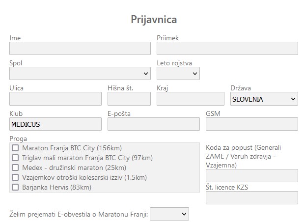 prijavnica